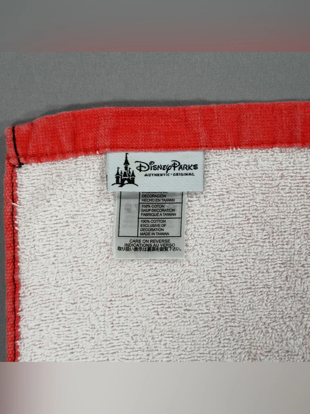 Disney Parks Mickey Mouse Spicy Kitchen Towel Set 2 Hand Dish Towels Red Black
